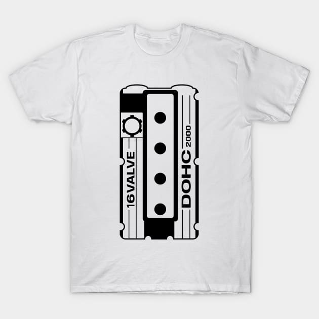 4G63 Valve Cover T-Shirt by GoldenTuners